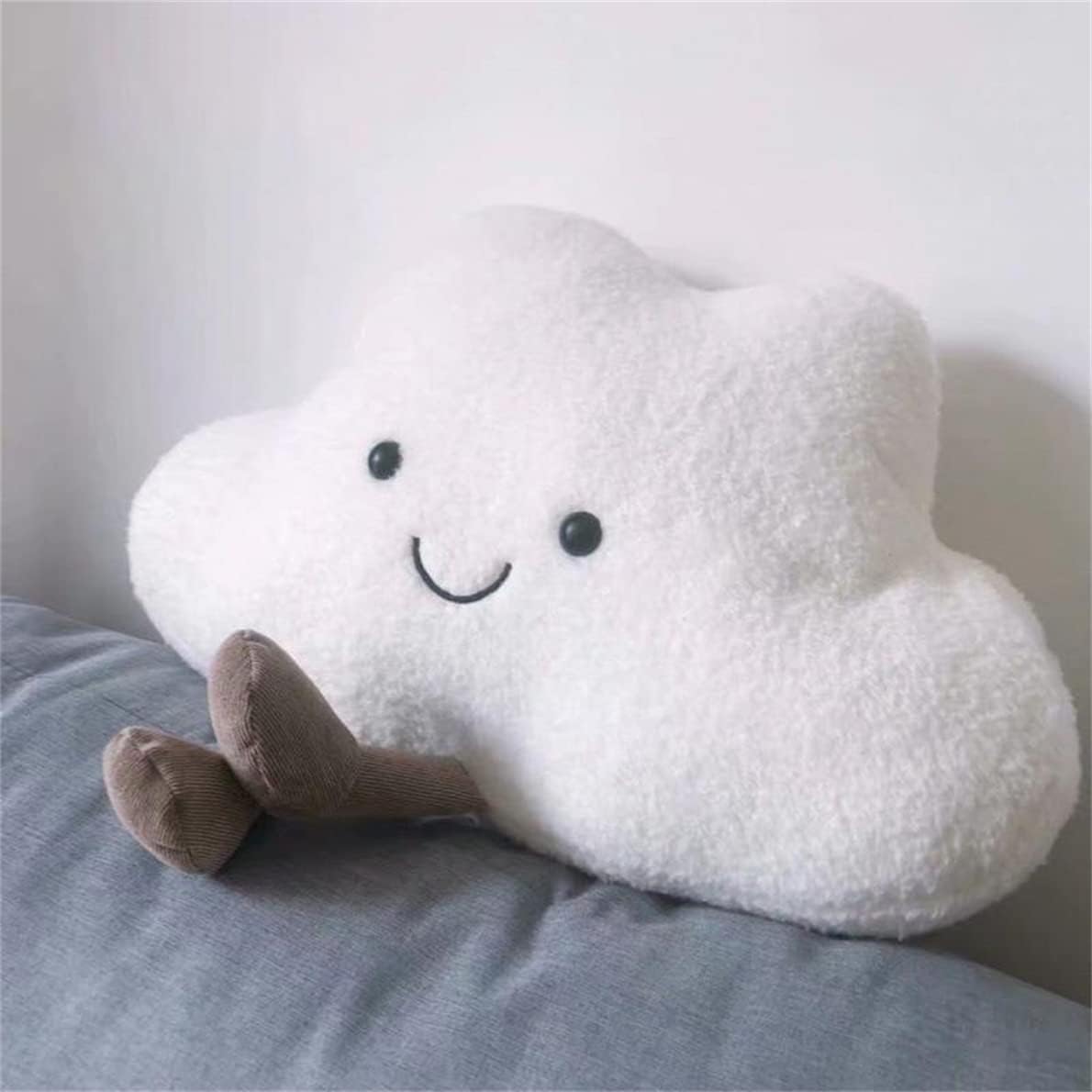 Cute Cloud-Shaped Home Plush Pillow – Doubles as a car headrest or decorative cushion - Image 2
